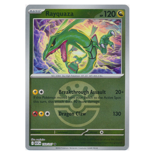 Rayquaza : ASCENDED HEROES (Ball Reverse holo) - 153/217