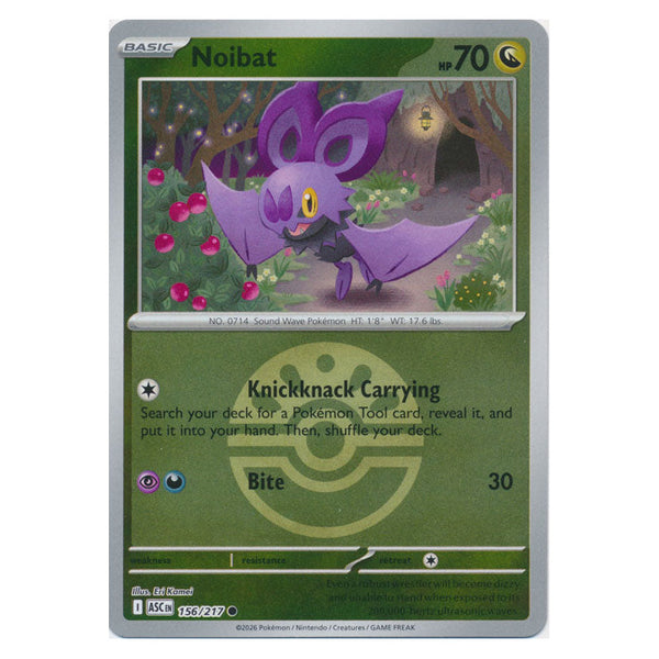 Noibat : ASCENDED HEROES (Ball Reverse holo) - 156/217