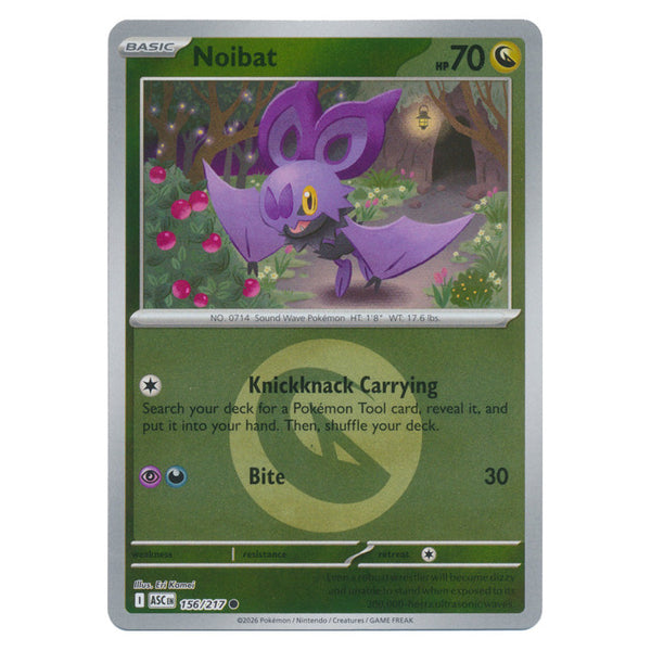 Noibat : ASCENDED HEROES (Energy Reverse holo) - 156/217