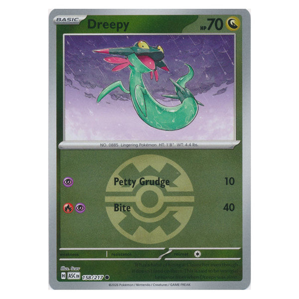 Dreepy : ASCENDED HEROES (Ball Reverse holo) - 158/217