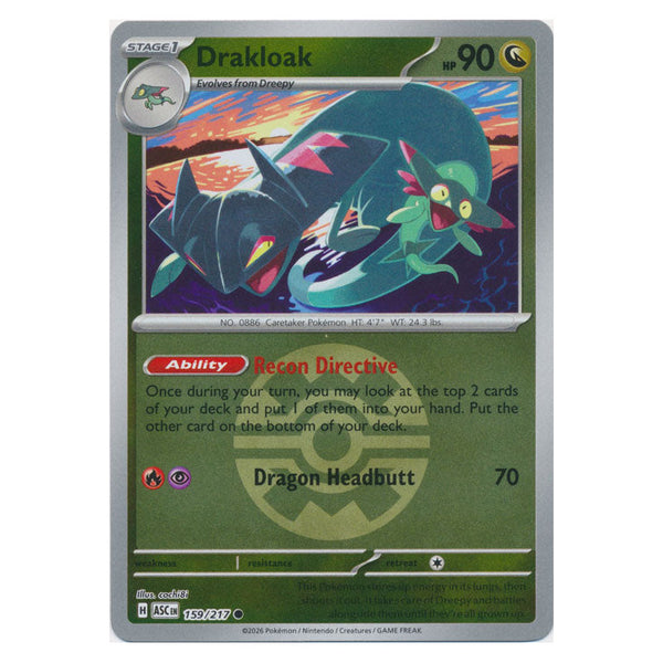 Drakloak : ASCENDED HEROES (Ball Reverse holo) - 159/217