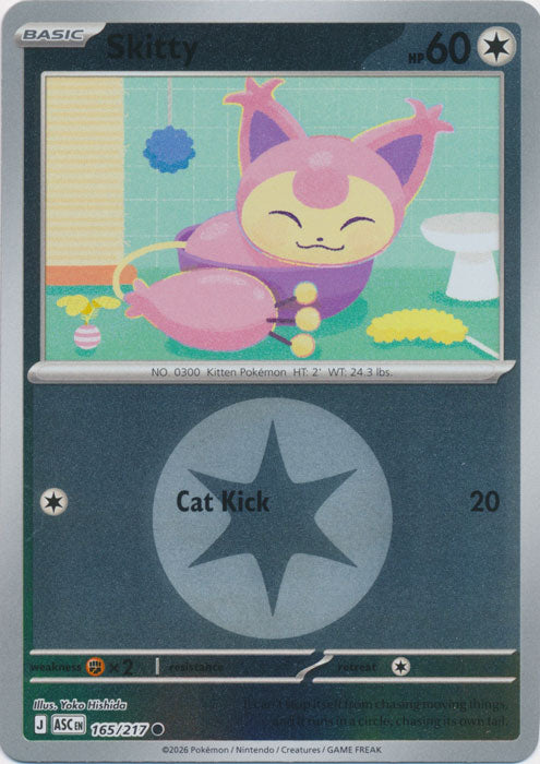 Skitty : ASCENDED HEROES (Energy Reverse holo) - 165/217
