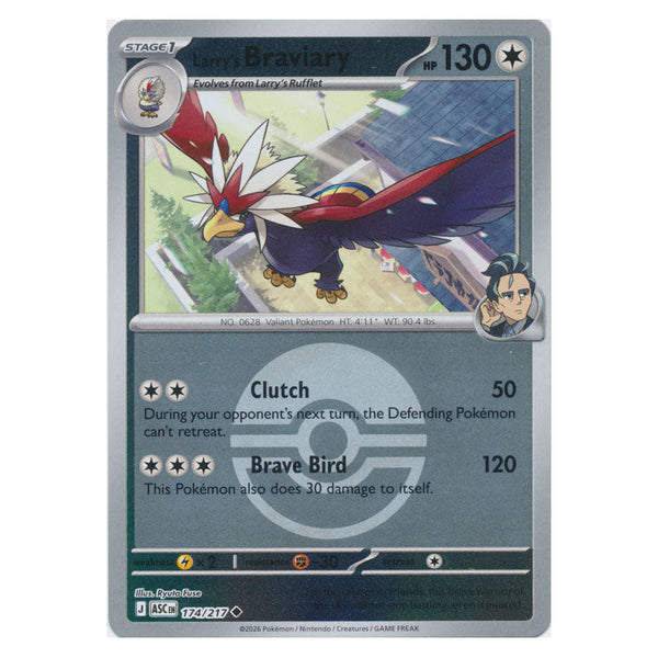 Larry's Braviary : ASCENDED HEROES (Ball Reverse holo) - 174/217