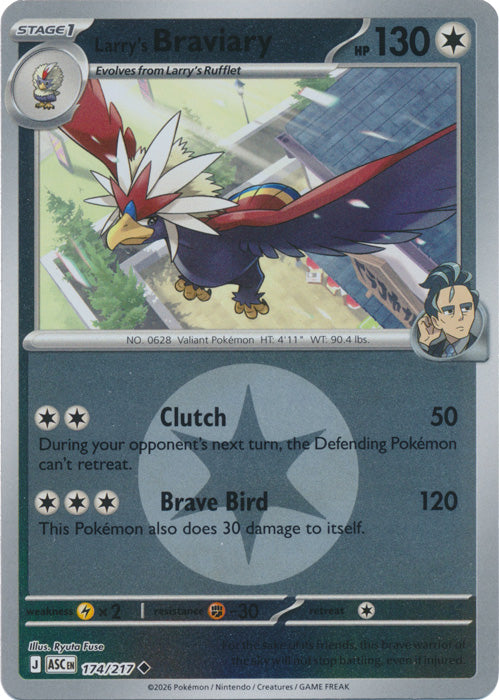 Larry's Braviary : ASCENDED HEROES (Energy Reverse holo) - 174/217