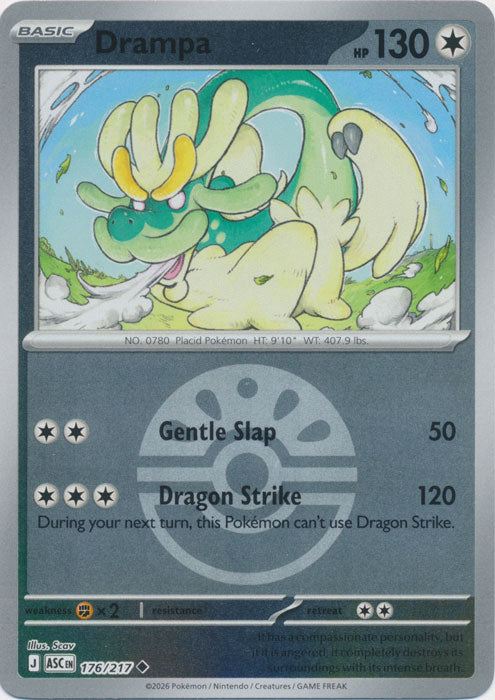 Drampa : ASCENDED HEROES (Ball Reverse holo) - 176/217