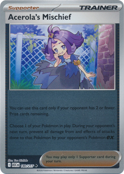 Acerola's Mischief : ASCENDED HEROES (Reverse holo) - 180/217