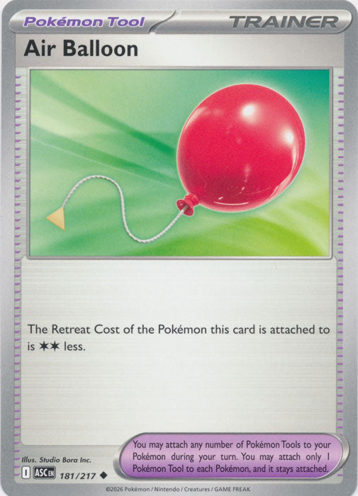 Air Balloon : ASCENDED HEROES - 181/217 - Lockett Labs UK