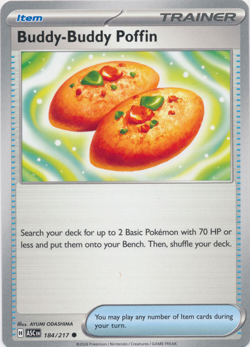 Buddy-Buddy Poffin : ASCENDED HEROES - 184/217 - Lockett Labs UK