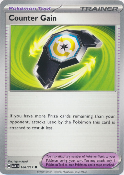 Counter Gain : ASCENDED HEROES - 186/217 - Lockett Labs UK