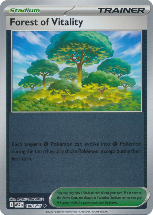 Forest of Vitality : ASCENDED HEROES (Reverse holo) - 188/217