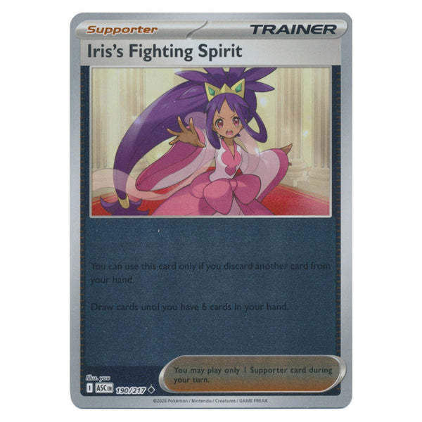 Iris's Fighting Spirit : ASCENDED HEROES (Reverse holo) - 190/217