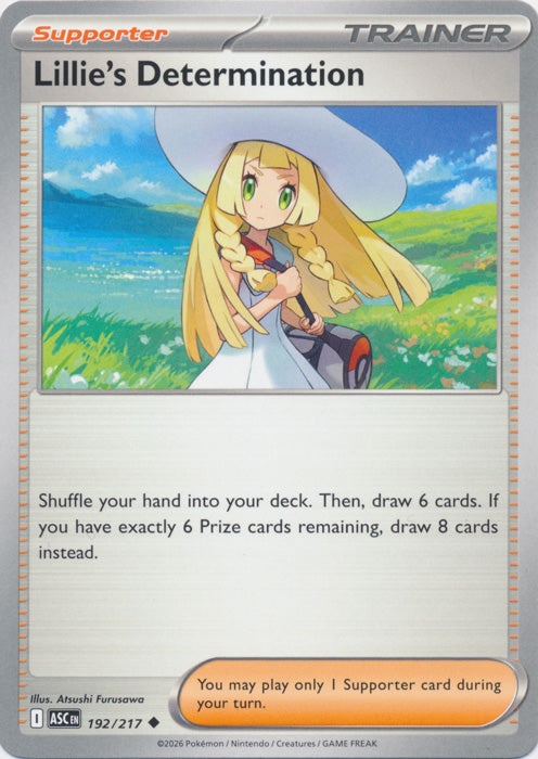 Lillie's Determination : ASCENDED HEROES - 192/217 - Lockett Labs UK