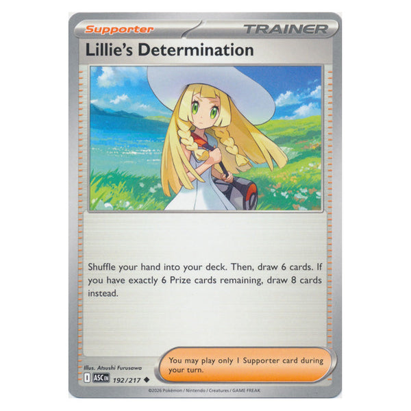 Lillie's Determination : ASCENDED HEROES - 192/217