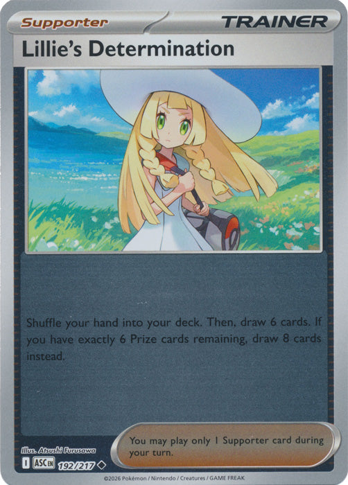 Lillie's Determination : ASCENDED HEROES (Reverse holo) - 192/217 - Lockett Labs UK