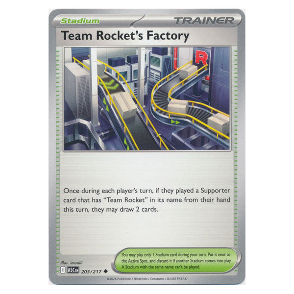 Team Rocket's Factory : ASCENDED HEROES - 203/217