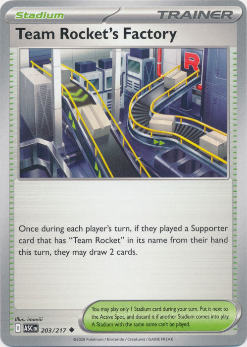 Team Rocket's Factory : ASCENDED HEROES - 203/217 - Lockett Labs UK