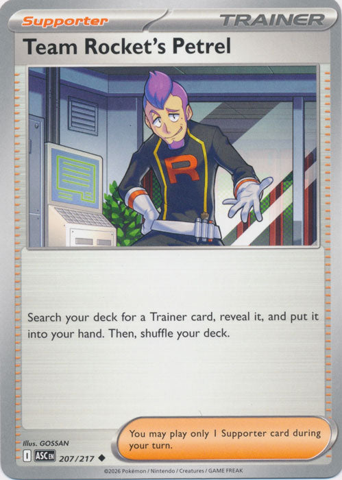 Team Rocket's Petrel : ASCENDED HEROES - 207/217 - Lockett Labs UK