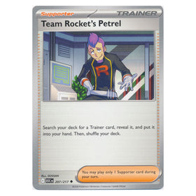Team Rocket's Petrel : ASCENDED HEROES - 207/217