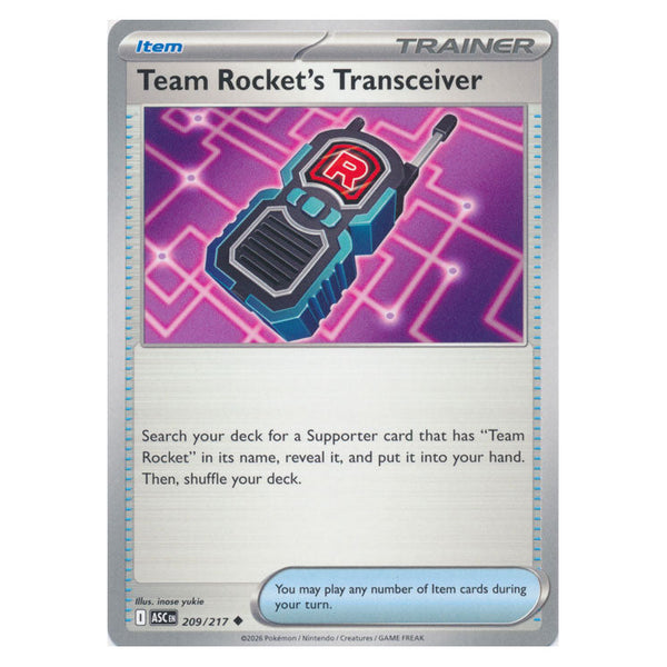 Team Rocket's Transceiver : ASCENDED HEROES - 209/217
