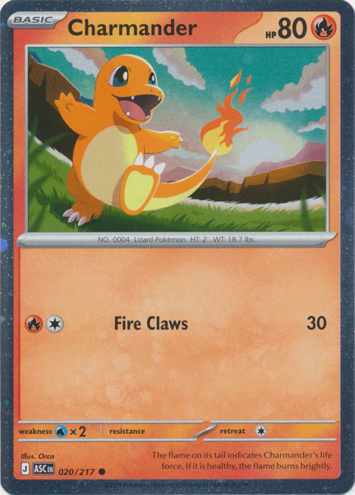 Charmander : ALTERNATE PROMO (Holo) - 020/217