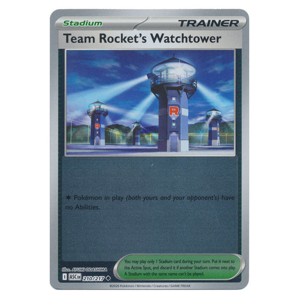 Team Rocket's Watchtower : ASCENDED HEROES (Reverse holo) - 210/217