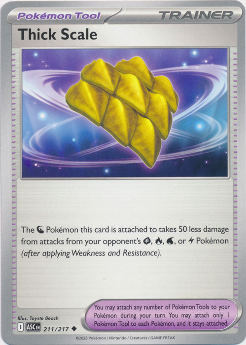 Thick Scale : ASCENDED HEROES - 211/217 - Lockett Labs UK