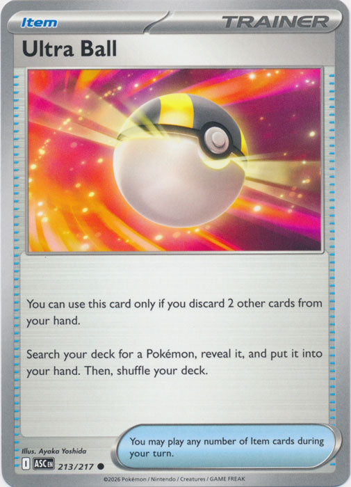 Ultra Ball : ASCENDED HEROES - 213/217 - Lockett Labs UK