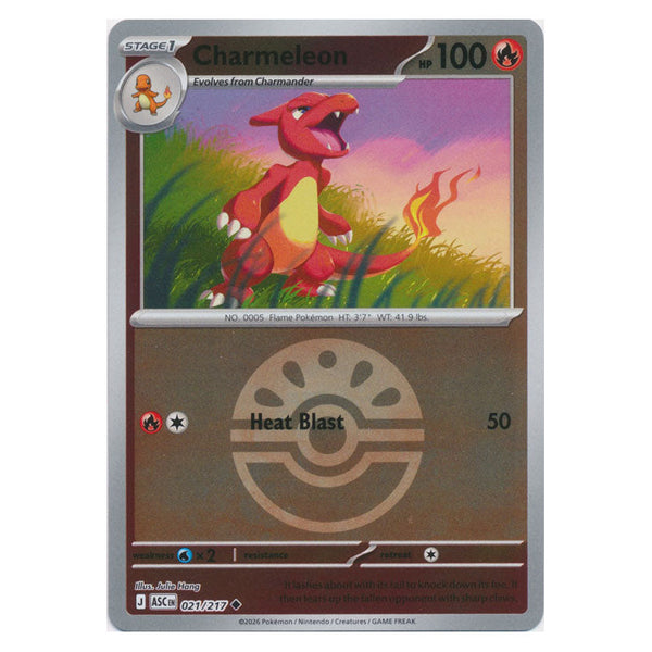 Charmeleon : ASCENDED HEROES (Ball Reverse holo) - 021/217