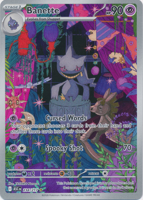 Banette : ASCENDED HEROES - 234/217 - Lockett Labs UK