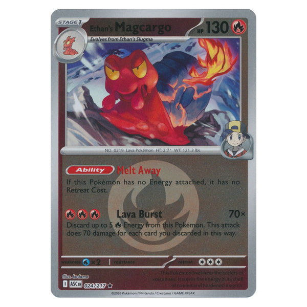 Ethan's Magcargo : ASCENDED HEROES (Energy Reverse holo) - 024/217