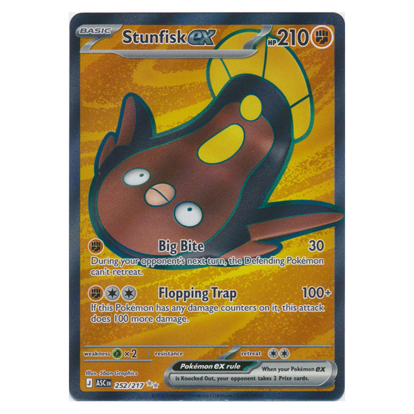 Stunfisk ex : ASCENDED HEROES - 252/217