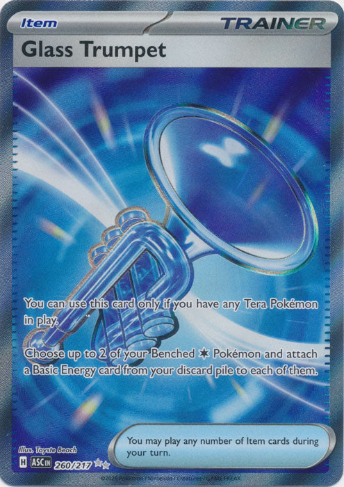 Glass Trumpet : ASCENDED HEROES  - 260/217 - Lockett Labs UK