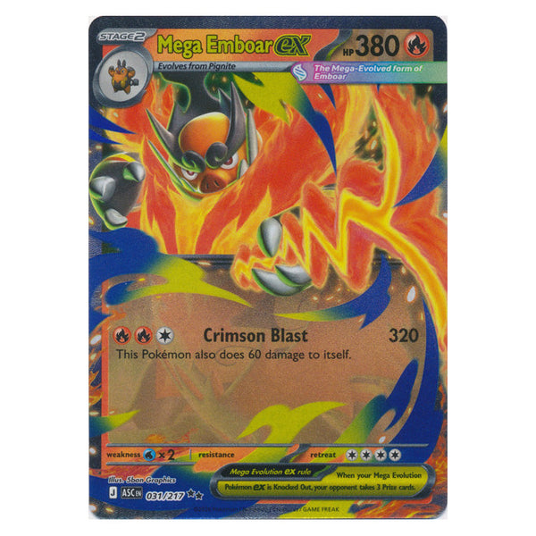 Mega Emboar ex : ASCENDED HEROES - 031/217
