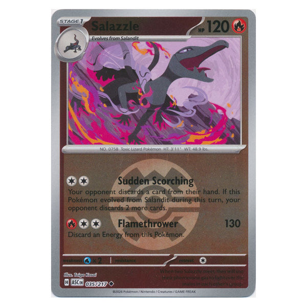 Salazzle : ASCENDED HEROES (Ball Reverse holo) - 035/217