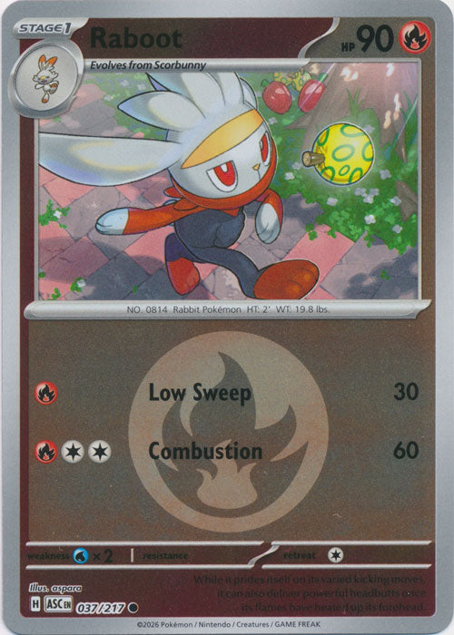 Raboot : ASCENDED HEROES (Energy Reverse holo) - 037/217