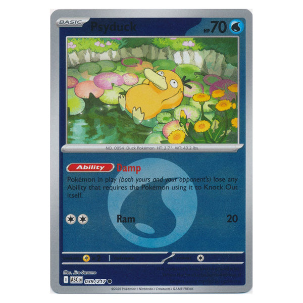 Psyduck : ASCENDED HEROES (Energy Reverse holo) - 039/217