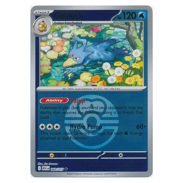 Golduck : ASCENDED HEROES (Ball Reverse holo) - 040/217