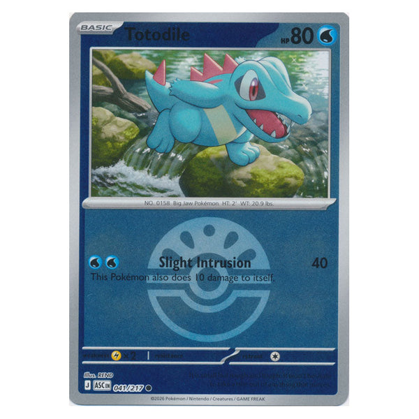 Totodile : ASCENDED HEROES (Ball Reverse holo) - 041/217
