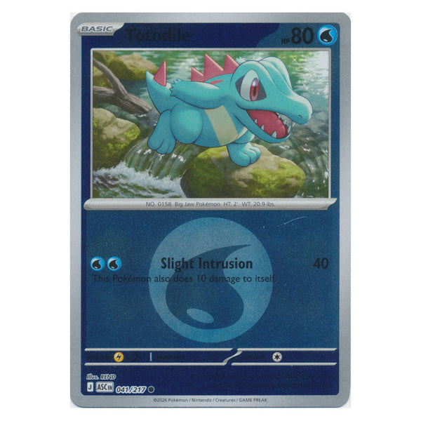 Totodile : ASCENDED HEROES (Energy Reverse holo) - 041/217