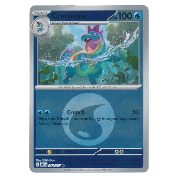 Croconaw : ASCENDED HEROES (Energy Reverse holo) - 042/217