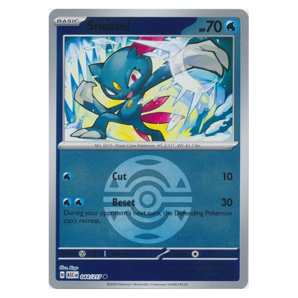 Sneasel : ASCENDED HEROES (Ball Reverse holo) - 044/217