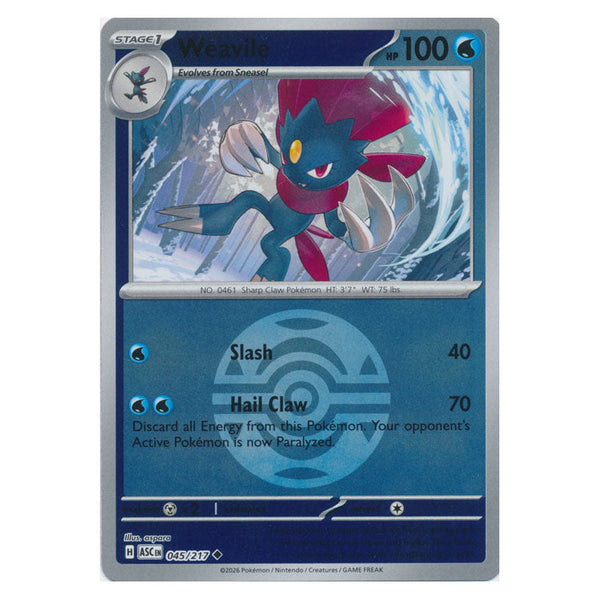 Weavile : ASCENDED HEROES (Ball Reverse holo) - 045/217