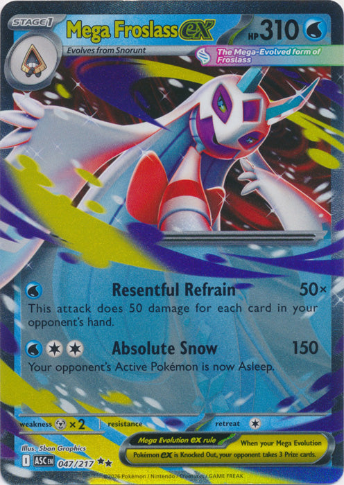 Mega Froslass ex : ASCENDED HEROES - 047/217 - Lockett Labs UK