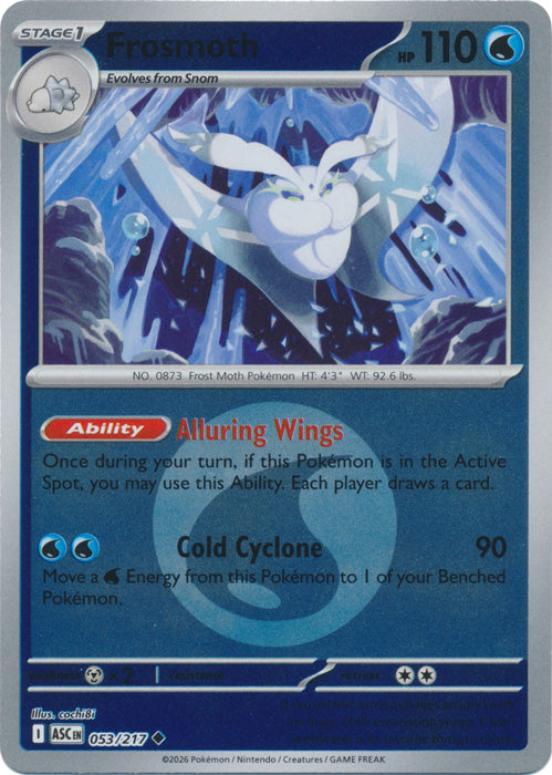 Frosmoth : ASCENDED HEROES (Energy Reverse holo) - 053/217