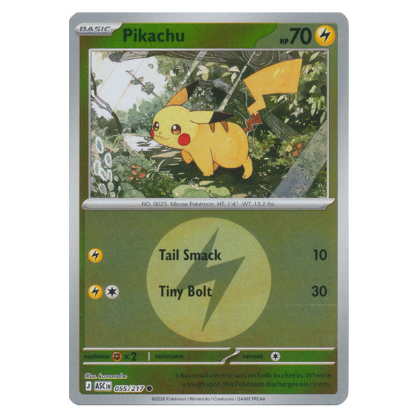 Pikachu : ASCENDED HEROES (Energy Reverse holo) - 055/217