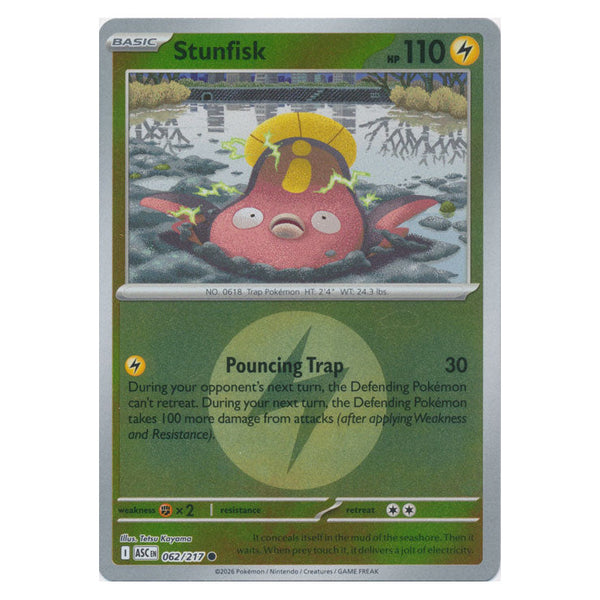 Stunfisk : ASCENDED HEROES (Energy Reverse holo) - 062/217