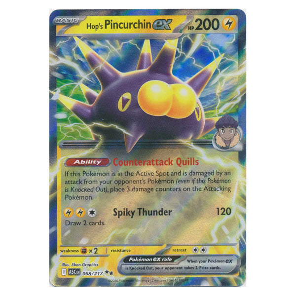 Hop's Pincurchin ex : ASCENDED HEROES - 068/217