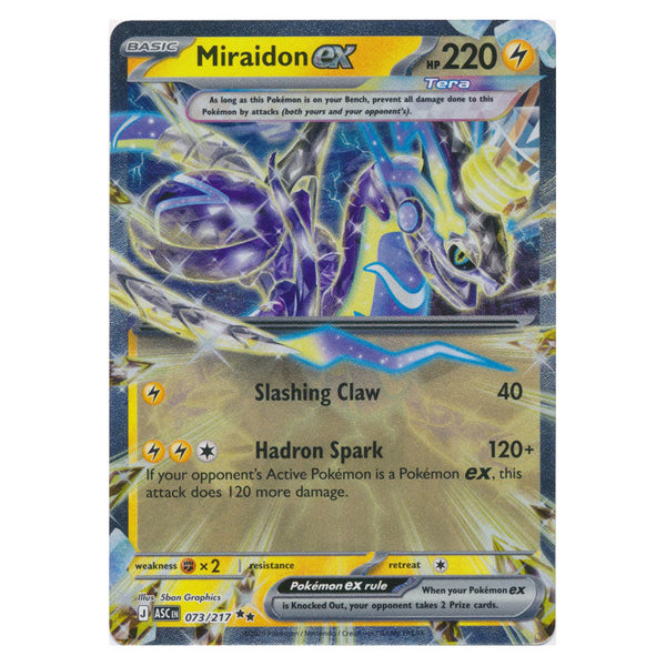 Miraidon ex : ASCENDED HEROES - 073/217