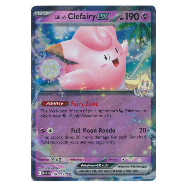 Lillie's Clefairy ex : ASCENDED HEROES - 076/217