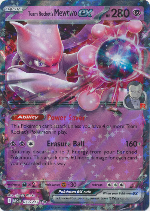 Team Rocket's Mewtwo ex : ASCENDED HEROES - 079/217
